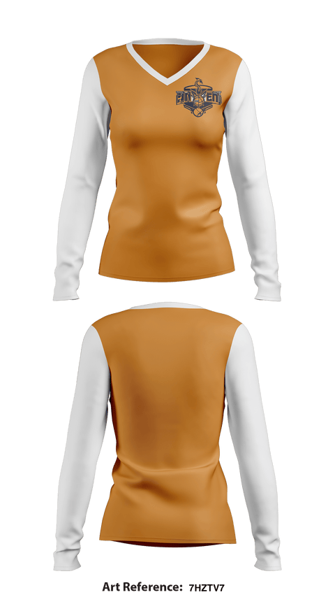 Women's Long Sleeve Vneck Shirt, Funken, Men's Basketball, Teamtime, Team time, sublimation, custom sports apparel, team uniforms, spirit wear, spiritwear, sports uniforms, custom shirts, team store, custom team store, fundraiser sports, apparel fundraiser