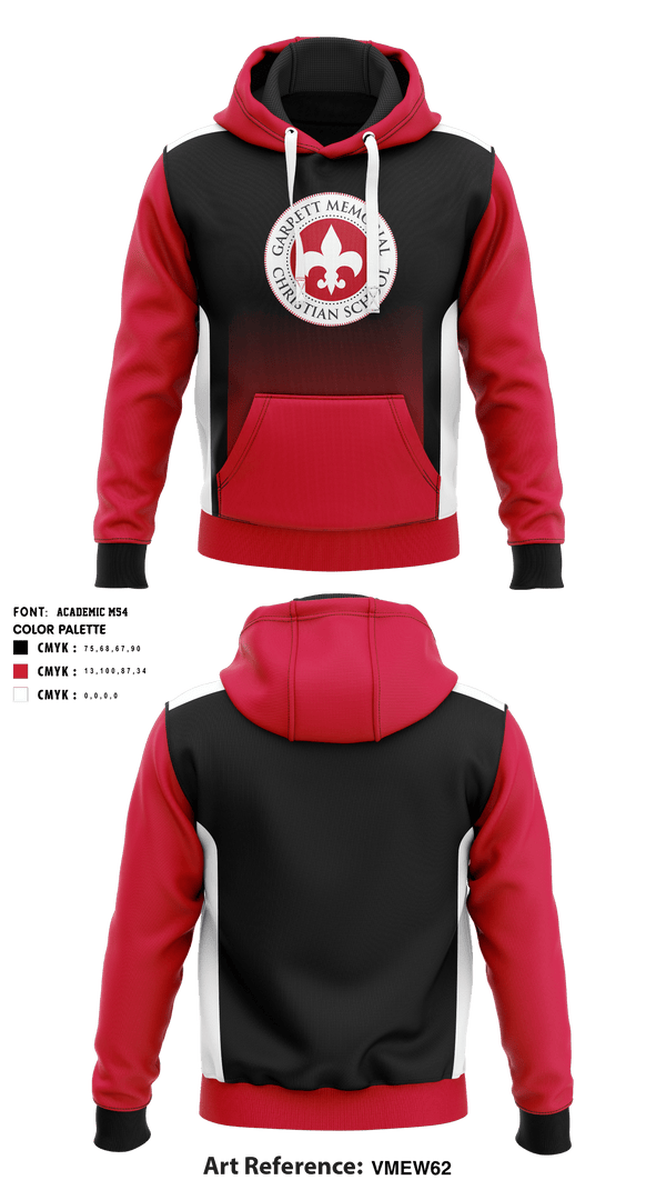 Hoodie, Garrett Memorial Christian School Volleyball, Women's Volleyball, Teamtime, Team time, sublimation, custom sports apparel, team uniforms, spirit wear, spiritwear, sports uniforms, custom shirts, team store, custom team store, fundraiser sports, apparel fundraiser