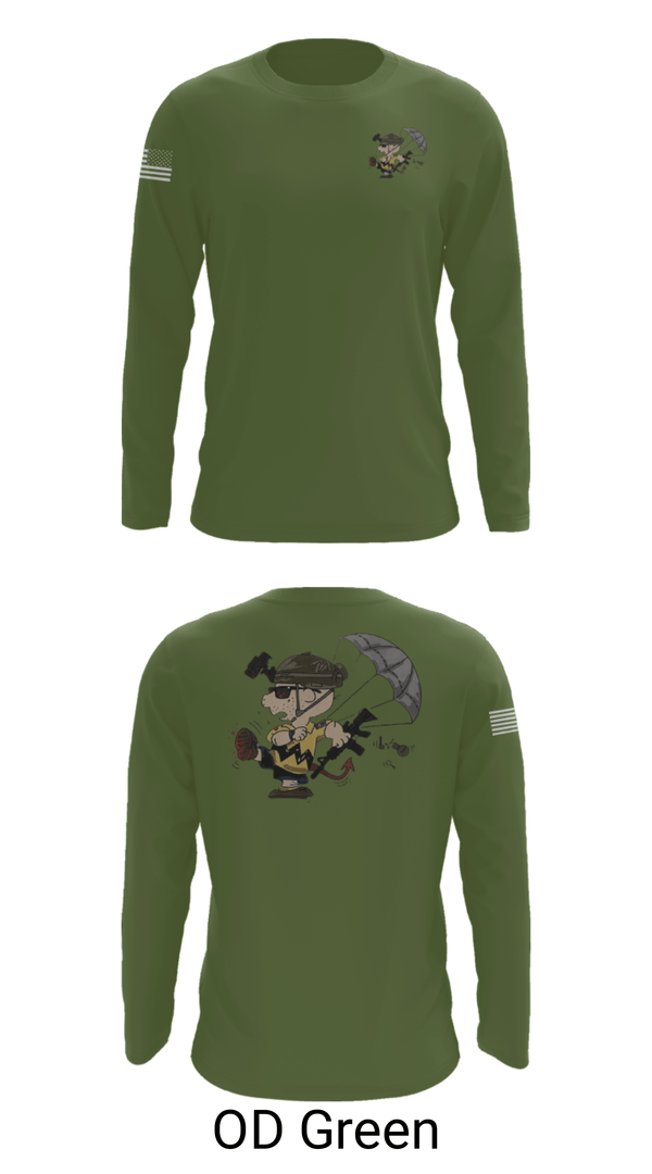 Long Sleeve Performance Shirt, 1-508th PIR, Army, Teamtime, Team time, sublimation, custom sports apparel, team uniforms, spirit wear, spiritwear, sports uniforms, custom shirts, team store, custom team store, fundraiser sports, apparel fundraiser