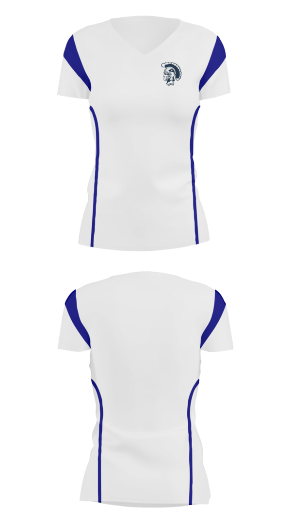 Women's Short Sleeve Vneck Shirt, Pottstown High School Basketball, Men's Basketball, Teamtime, Team time, sublimation, custom sports apparel, team uniforms, spirit wear, spiritwear, sports uniforms, custom shirts, team store, custom team store, fundraiser sports, apparel fundraiser