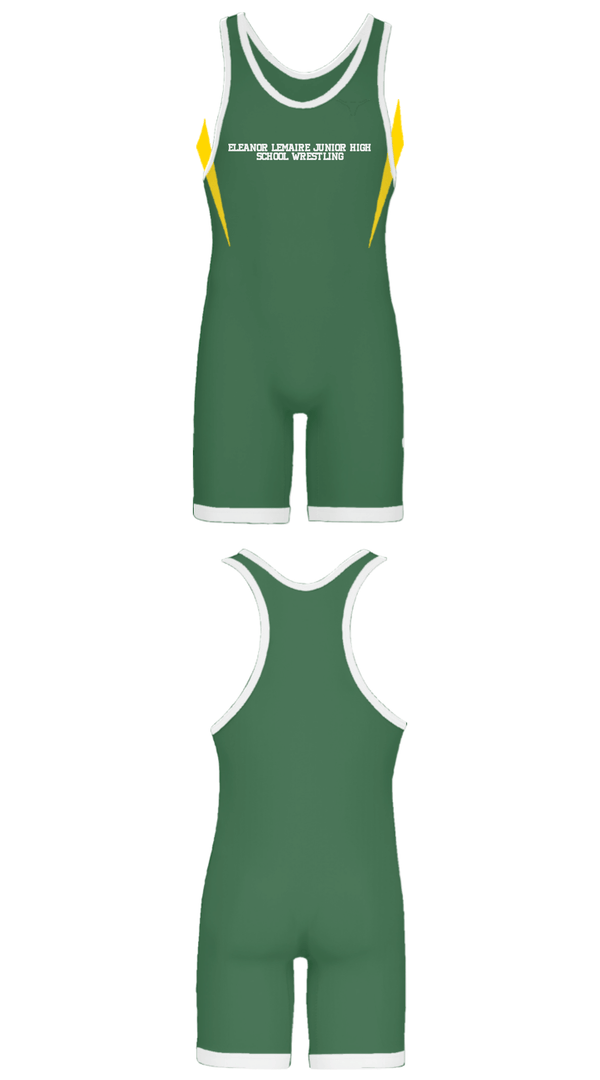 Wrestling Singlet, Eleanor Lemaire Junior High School Wrestling, Wrestling, Teamtime, Team time, sublimation, custom sports apparel, team uniforms, spirit wear, spiritwear, sports uniforms, custom shirts, team store, custom team store, fundraiser sports, apparel fundraiser