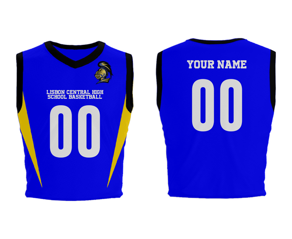 Mens Basketball Jersey, Lisbon Central High School Basketball, Men's Basketball, Teamtime, Team time, sublimation, custom sports apparel, team uniforms, spirit wear, spiritwear, sports uniforms, custom shirts, team store, custom team store, fundraiser sports, apparel fundraiser