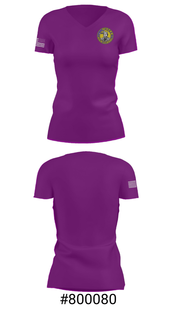 Women's Short Sleeve Vneck Shirt, Morrison R Waite High School Wrestling, Wrestling, Teamtime, Team time, sublimation, custom sports apparel, team uniforms, spirit wear, spiritwear, sports uniforms, custom shirts, team store, custom team store, fundraiser sports, apparel fundraiser