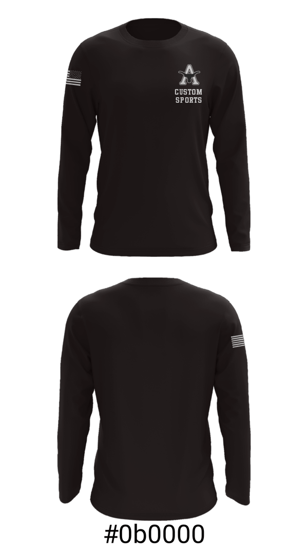 Long Sleeve Performance Shirt, Agate Elementary School, Spirit Store, Teamtime, Team time, sublimation, custom sports apparel, team uniforms, spirit wear, spiritwear, sports uniforms, custom shirts, team store, custom team store, fundraiser sports, apparel fundraiser