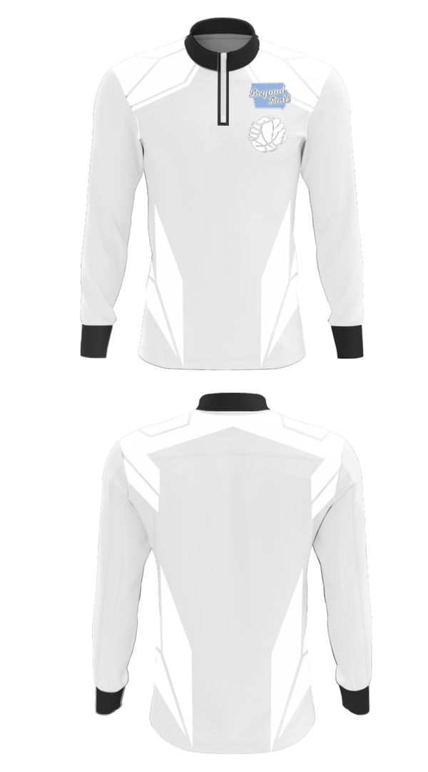 Quarter Zip Jacket, Beyond Ball-Basketball, Men's Basketball, Teamtime, Team time, sublimation, custom sports apparel, team uniforms, spirit wear, spiritwear, sports uniforms, custom shirts, team store, custom team store, fundraiser sports, apparel fundraiser