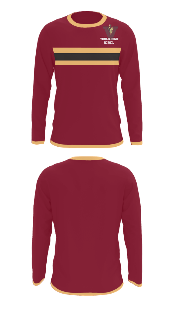 Long Sleeve Performance Shirt, Vidalia High School, Spirit Store, Teamtime, Team time, sublimation, custom sports apparel, team uniforms, spirit wear, spiritwear, sports uniforms, custom shirts, team store, custom team store, fundraiser sports, apparel fundraiser