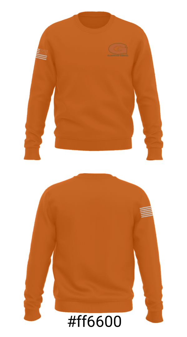Crew Neck Sweatshirt, Glenwood School, Spirit Store, Teamtime, Team time, sublimation, custom sports apparel, team uniforms, spirit wear, spiritwear, sports uniforms, custom shirts, team store, custom team store, fundraiser sports, apparel fundraiser