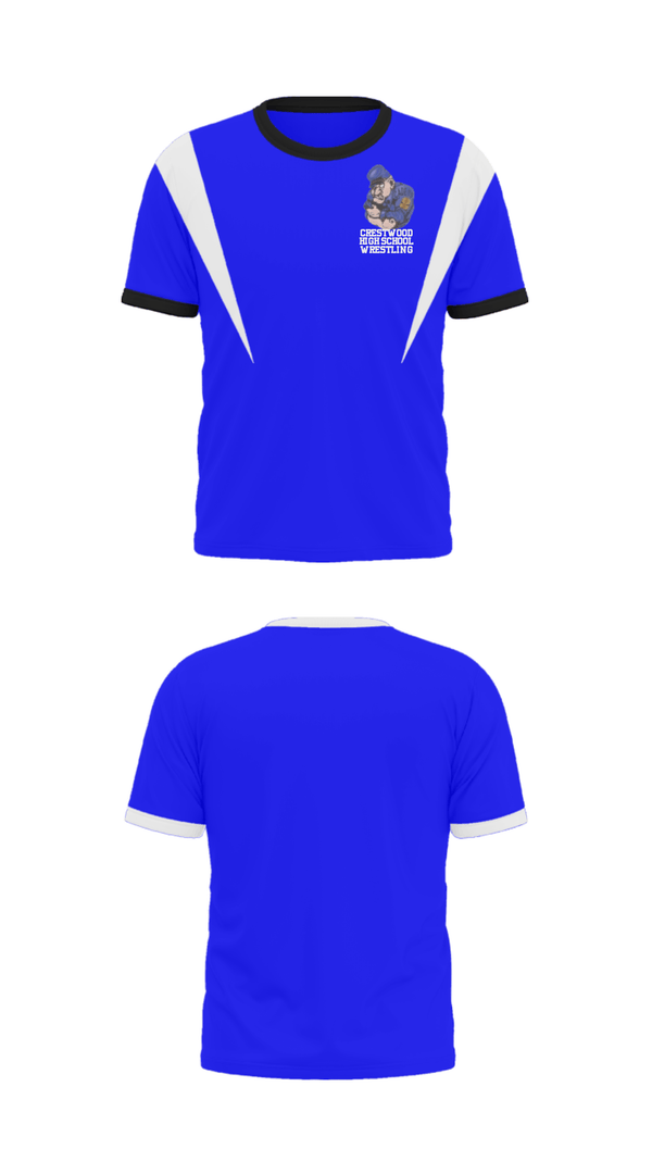 Short Sleeve Performance Shirt, Crestwood High School Wrestling, Wrestling, Teamtime, Team time, sublimation, custom sports apparel, team uniforms, spirit wear, spiritwear, sports uniforms, custom shirts, team store, custom team store, fundraiser sports, apparel fundraiser