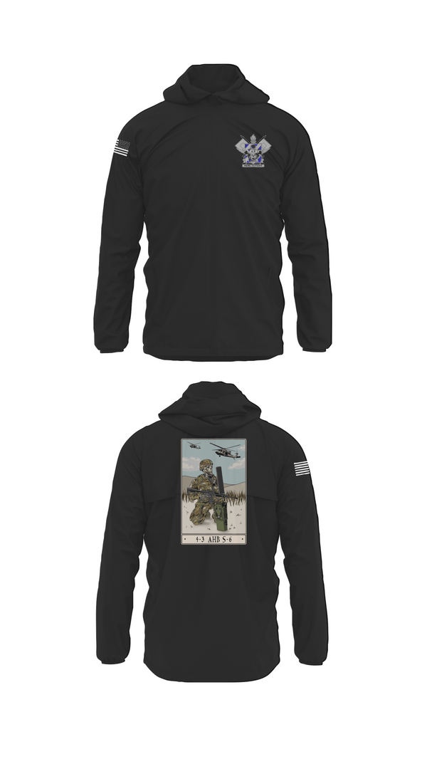 Windbreaker, 4-3 HHC, Army, Teamtime, Team time, sublimation, custom sports apparel, team uniforms, spirit wear, spiritwear, sports uniforms, custom shirts, team store, custom team store, fundraiser sports, apparel fundraiser