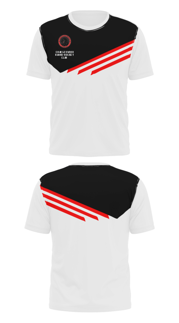 Short Sleeve Performance Shirt, Charleswood Hawks-Hockey Club, Ice Hockey, Teamtime, Team time, sublimation, custom sports apparel, team uniforms, spirit wear, spiritwear, sports uniforms, custom shirts, team store, custom team store, fundraiser sports, apparel fundraiser