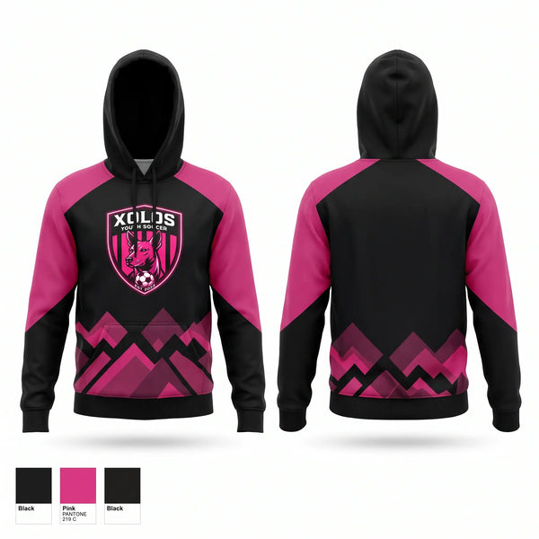 Hoodie, Xolos, Men's Soccer, Teamtime, Team time, sublimation, custom sports apparel, team uniforms, spirit wear, spiritwear, sports uniforms, custom shirts, team store, custom team store, fundraiser sports, apparel fundraiser