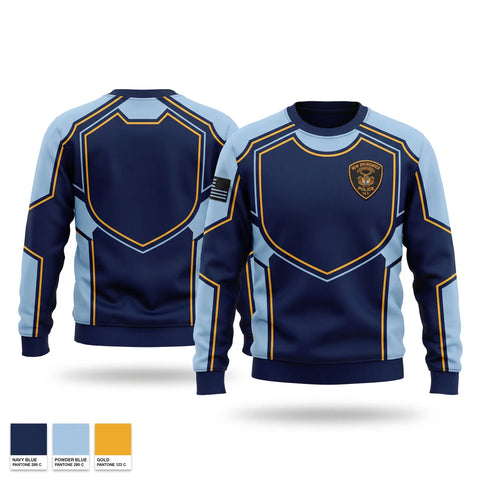Crew Neck Sweatshirt, New Brunswick Police Department, Police, Teamtime, Team time, sublimation, custom sports apparel, team uniforms, spirit wear, spiritwear, sports uniforms, custom shirts, team store, custom team store, fundraiser sports, apparel fundraiser