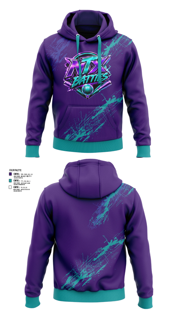 Hoodie, NTX BATTIES, Softball, Teamtime, Team time, sublimation, custom sports apparel, team uniforms, spirit wear, spiritwear, sports uniforms, custom shirts, team store, custom team store, fundraiser sports, apparel fundraiser