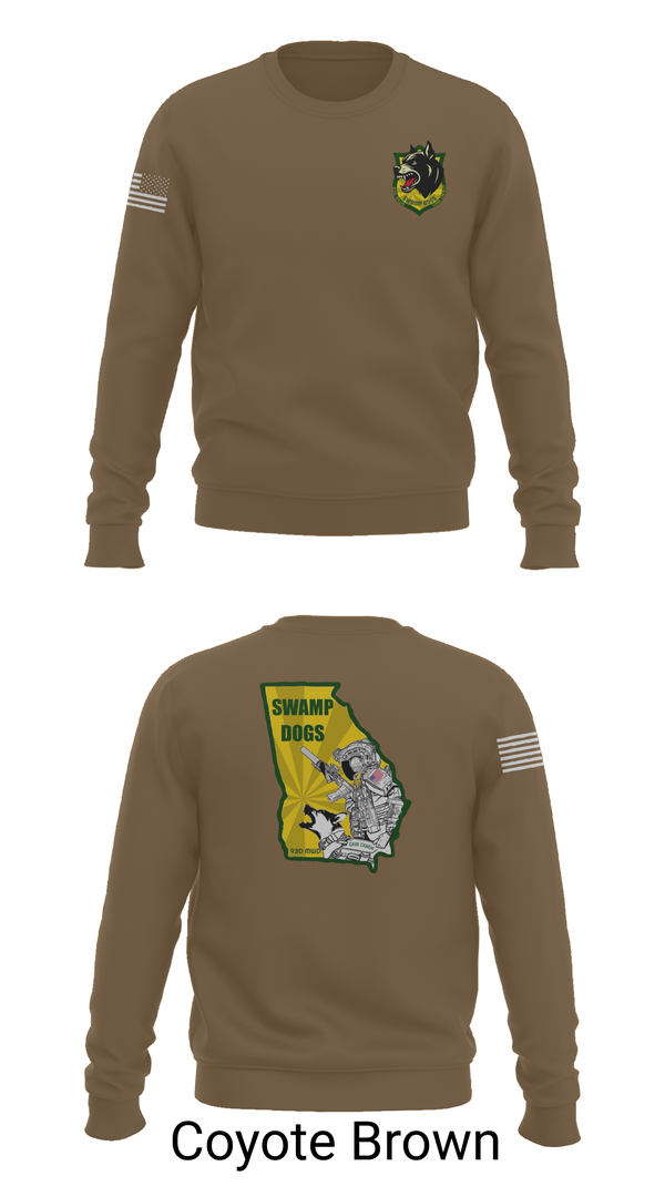 Crew Neck Sweatshirt, 93D MP DET (MWD), , Teamtime, Team time, sublimation, custom sports apparel, team uniforms, spirit wear, spiritwear, sports uniforms, custom shirts, team store, custom team store, fundraiser sports, apparel fundraiser
