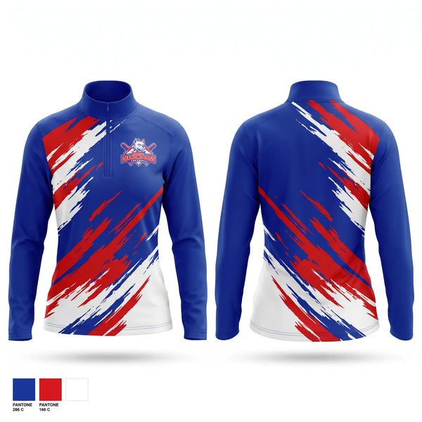 Quarter Zip Jacket, NorCal Diamond Dogs, Softball, Teamtime, Team time, sublimation, custom sports apparel, team uniforms, spirit wear, spiritwear, sports uniforms, custom shirts, team store, custom team store, fundraiser sports, apparel fundraiser