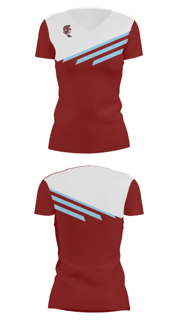 Women's Short Sleeve Vneck Shirt, Saint Joseph-Ogden High School Wrestling, Wrestling, Teamtime, Team time, sublimation, custom sports apparel, team uniforms, spirit wear, spiritwear, sports uniforms, custom shirts, team store, custom team store, fundraiser sports, apparel fundraiser