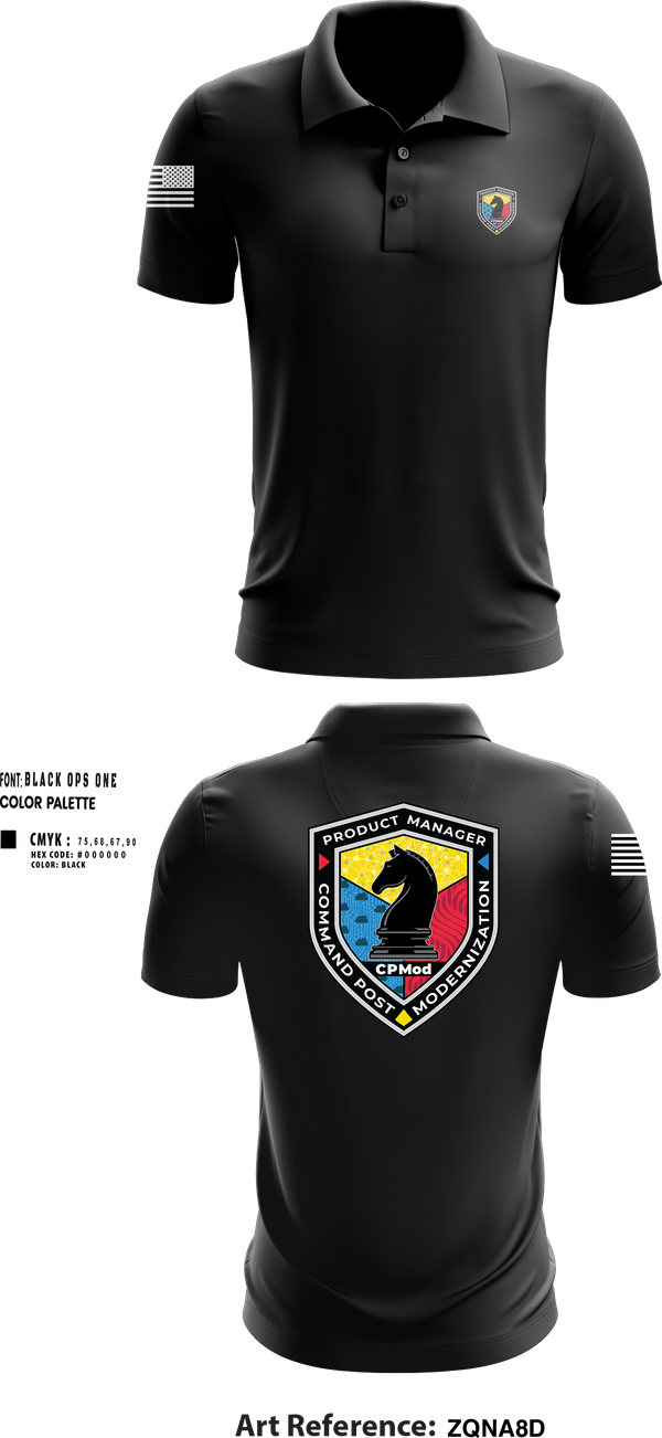 Short Sleeve Performance Polo, Command Post Modernization, , Teamtime, Team time, sublimation, custom sports apparel, team uniforms, spirit wear, spiritwear, sports uniforms, custom shirts, team store, custom team store, fundraiser sports, apparel fundraiser