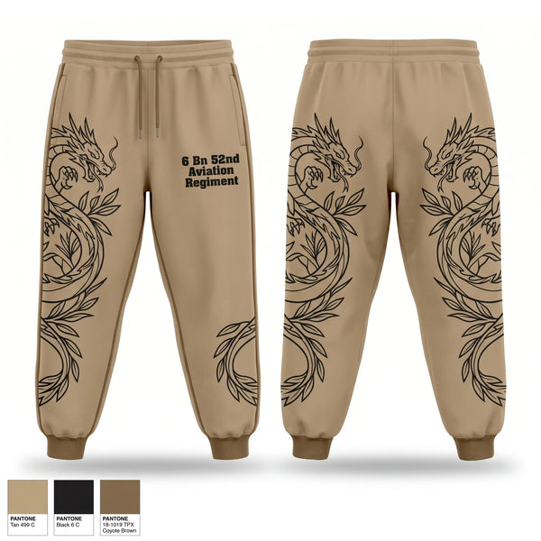 Sweatpants, 6 Bn 52nd Aviation Regiment, Army, Teamtime, Team time, sublimation, custom sports apparel, team uniforms, spirit wear, spiritwear, sports uniforms, custom shirts, team store, custom team store, fundraiser sports, apparel fundraiser