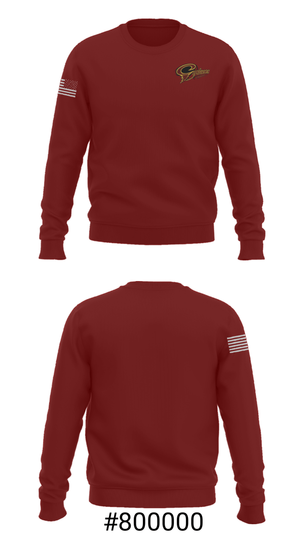 Crew Neck Sweatshirt, Denver High School Bowling, Bowling, Teamtime, Team time, sublimation, custom sports apparel, team uniforms, spirit wear, spiritwear, sports uniforms, custom shirts, team store, custom team store, fundraiser sports, apparel fundraiser