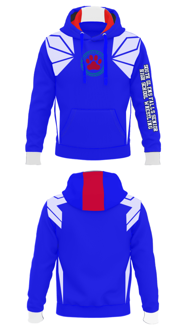 Hoodie, South Glens Falls Senior High School Wrestling, Wrestling, Teamtime, Team time, sublimation, custom sports apparel, team uniforms, spirit wear, spiritwear, sports uniforms, custom shirts, team store, custom team store, fundraiser sports, apparel fundraiser