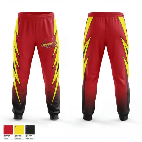 Sweatpants, Michigan Redbirds, Baseball, Teamtime, Team time, sublimation, custom sports apparel, team uniforms, spirit wear, spiritwear, sports uniforms, custom shirts, team store, custom team store, fundraiser sports, apparel fundraiser