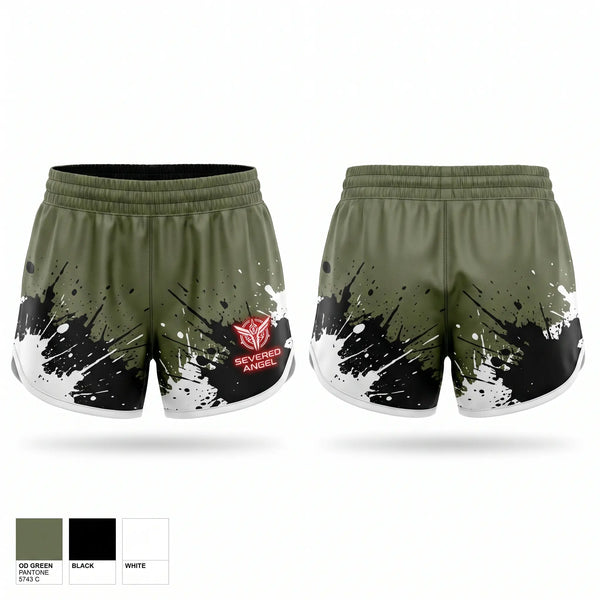 Womens Shorts, Severed Angel, Rugby, Teamtime, Team time, sublimation, custom sports apparel, team uniforms, spirit wear, spiritwear, sports uniforms, custom shirts, team store, custom team store, fundraiser sports, apparel fundraiser