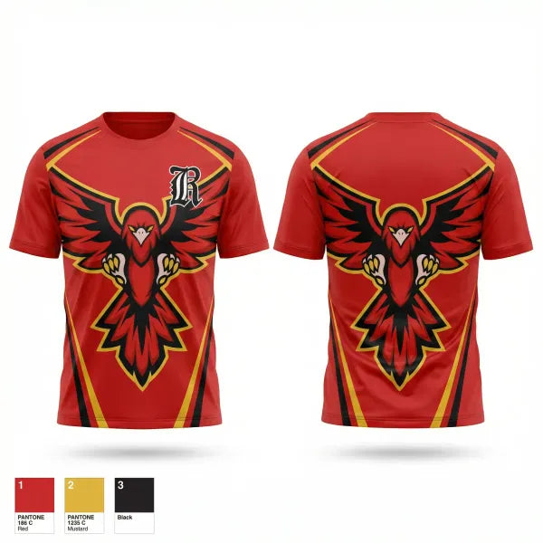Soft Poly Tee Cotton Like Feel, RedHawks, Baseball, Teamtime, Team time, sublimation, custom sports apparel, team uniforms, spirit wear, spiritwear, sports uniforms, custom shirts, team store, custom team store, fundraiser sports, apparel fundraiser