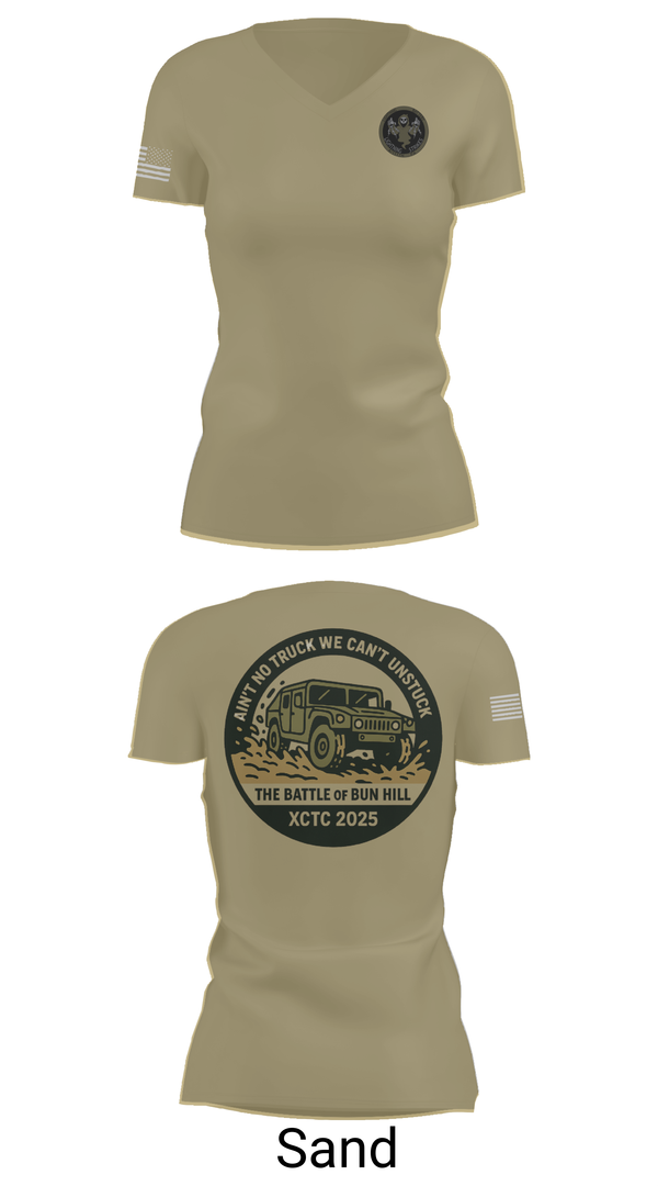 Womens Short Sleeve Vneck Shirt, A 1/111 Field Artillery, , Teamtime, Team time, sublimation, custom sports apparel, team uniforms, spirit wear, spiritwear, sports uniforms, custom shirts, team store, custom team store, fundraiser sports, apparel fundraiser