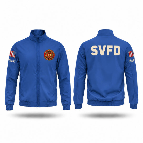 Windbreaker, Salineville fire department, Fire Department, Teamtime, Team time, sublimation, custom sports apparel, team uniforms, spirit wear, spiritwear, sports uniforms, custom shirts, team store, custom team store, fundraiser sports, apparel fundraiser