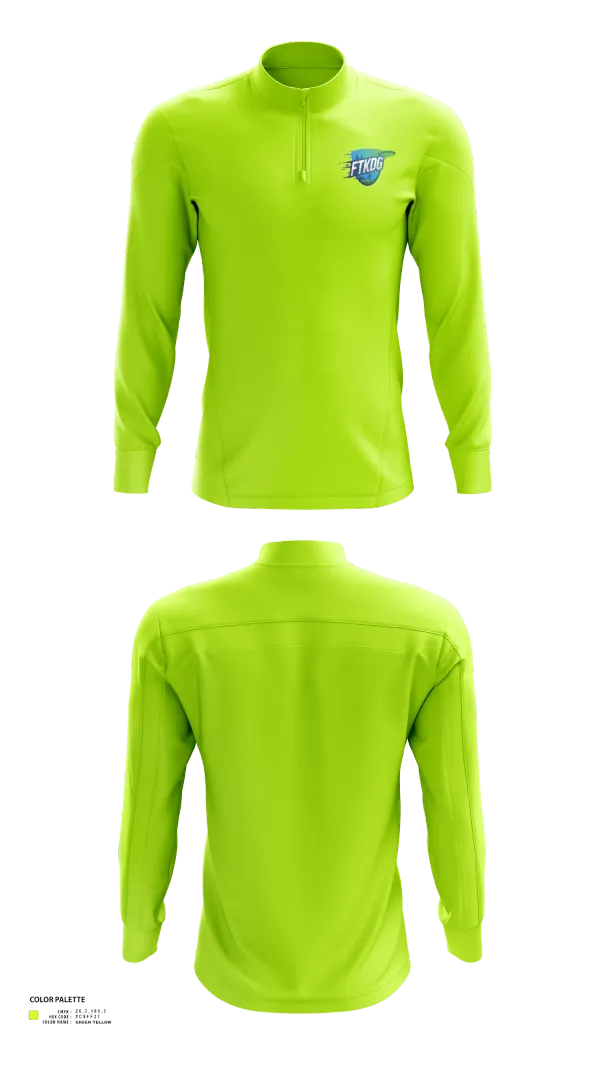 Quarter Zip Jacket, FTKDG, Golf, Teamtime, Team time, sublimation, custom sports apparel, team uniforms, spirit wear, spiritwear, sports uniforms, custom shirts, team store, custom team store, fundraiser sports, apparel fundraiser