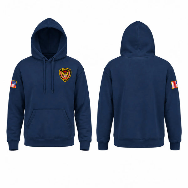 Hoodie, Meridian Police Department, Police, Teamtime, Team time, sublimation, custom sports apparel, team uniforms, spirit wear, spiritwear, sports uniforms, custom shirts, team store, custom team store, fundraiser sports, apparel fundraiser