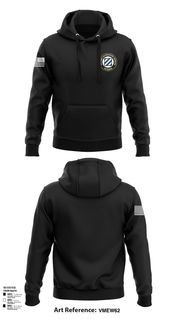 Hoodie, 3rd Infantry Division, , Teamtime, Team time, sublimation, custom sports apparel, team uniforms, spirit wear, spiritwear, sports uniforms, custom shirts, team store, custom team store, fundraiser sports, apparel fundraiser