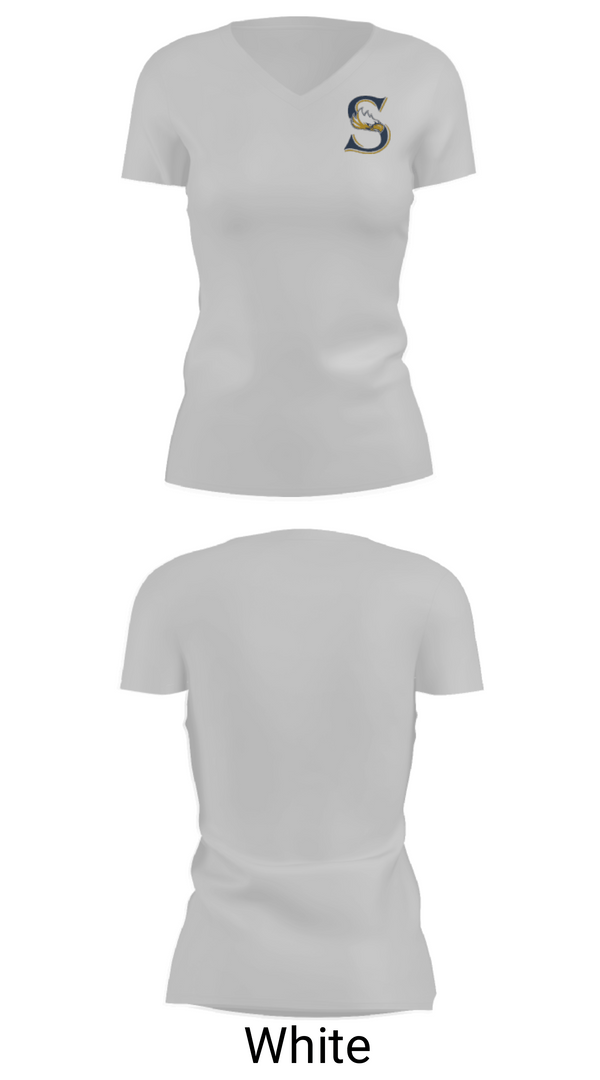 Women's Short Sleeve Vneck Shirt, St Dominic Savio Catholic High School Basketball, Men's Basketball, Teamtime, Team time, sublimation, custom sports apparel, team uniforms, spirit wear, spiritwear, sports uniforms, custom shirts, team store, custom team store, fundraiser sports, apparel fundraiser
