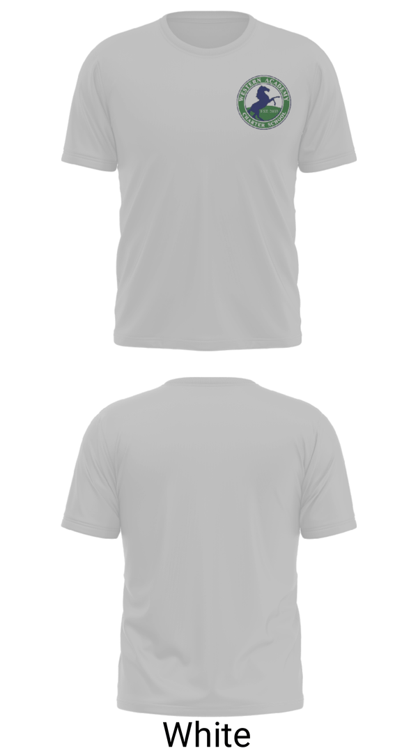 Short Sleeve Performance Shirt, Western Academy Charter School, Spirit Store, Teamtime, Team time, sublimation, custom sports apparel, team uniforms, spirit wear, spiritwear, sports uniforms, custom shirts, team store, custom team store, fundraiser sports, apparel fundraiser