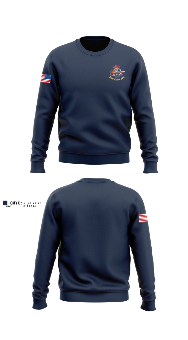 Crew Neck Sweatshirt, NAVY, Navy, Teamtime, Team time, sublimation, custom sports apparel, team uniforms, spirit wear, spiritwear, sports uniforms, custom shirts, team store, custom team store, fundraiser sports, apparel fundraiser