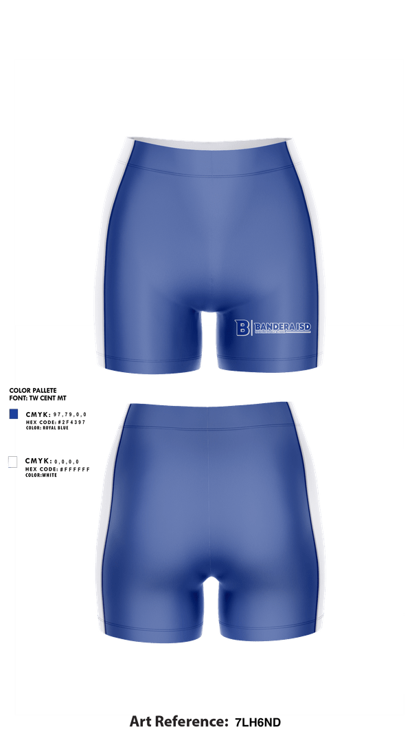 Womens Shorts, Bandera Bulldogs Volleyball, Women's Volleyball, Teamtime, Team time, sublimation, custom sports apparel, team uniforms, spirit wear, spiritwear, sports uniforms, custom shirts, team store, custom team store, fundraiser sports, apparel fundraiser