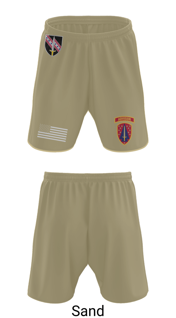 Athletic Shorts With Pockets, 6/54th Security Force Assistance Brigade, , Teamtime, Team time, sublimation, custom sports apparel, team uniforms, spirit wear, spiritwear, sports uniforms, custom shirts, team store, custom team store, fundraiser sports, apparel fundraiser