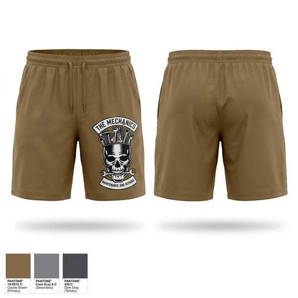 Athletic Shorts With Pockets, 1-82 FA C BRTY MECHANICS, Army, Teamtime, Team time, sublimation, custom sports apparel, team uniforms, spirit wear, spiritwear, sports uniforms, custom shirts, team store, custom team store, fundraiser sports, apparel fundraiser