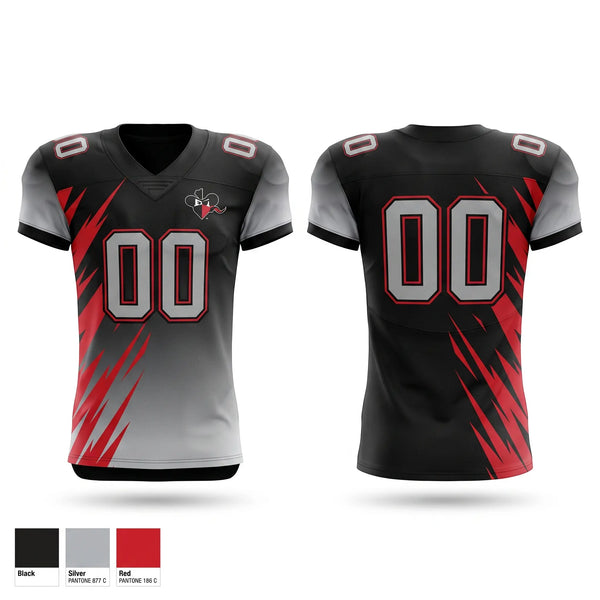 Football Jersey, Racine Raiders, , Teamtime, Team time, sublimation, custom sports apparel, team uniforms, spirit wear, spiritwear, sports uniforms, custom shirts, team store, custom team store, fundraiser sports, apparel fundraiser