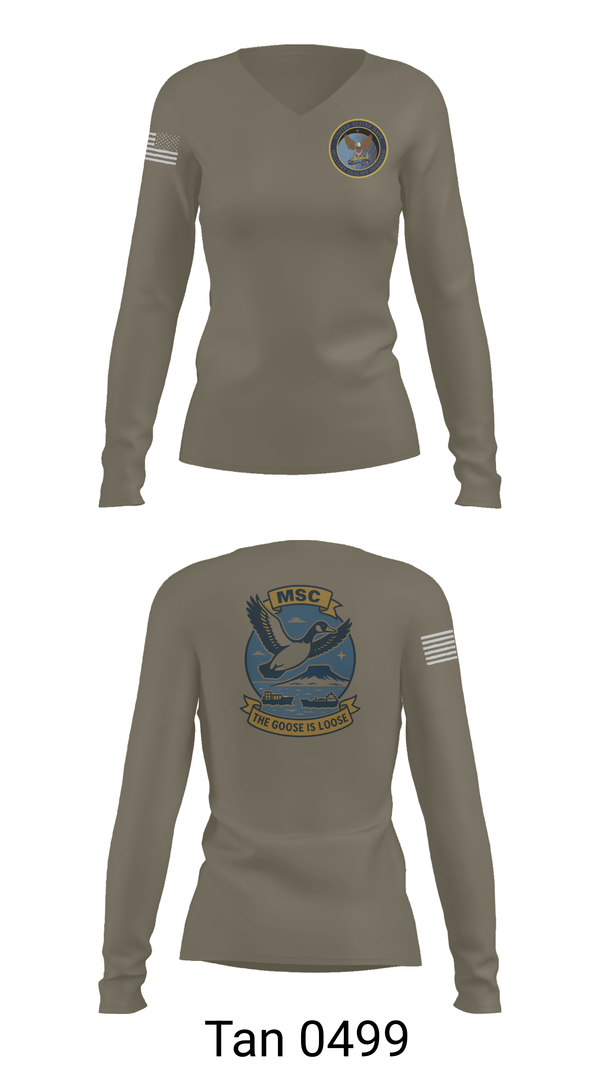 Womens Long Sleeve Vneck Shirt, MSCLANT, Navy, Teamtime, Team time, sublimation, custom sports apparel, team uniforms, spirit wear, spiritwear, sports uniforms, custom shirts, team store, custom team store, fundraiser sports, apparel fundraiser