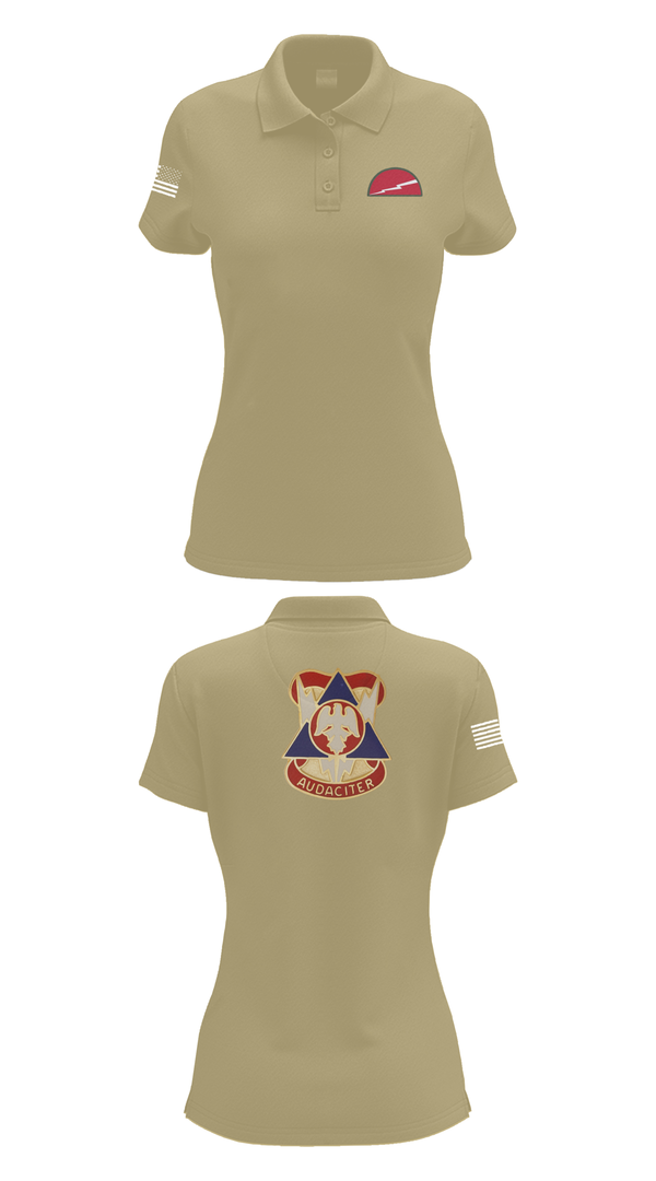Womens Short Sleeve Performance Polo, 2 MCTD - 78th TD, , Teamtime, Team time, sublimation, custom sports apparel, team uniforms, spirit wear, spiritwear, sports uniforms, custom shirts, team store, custom team store, fundraiser sports, apparel fundraiser