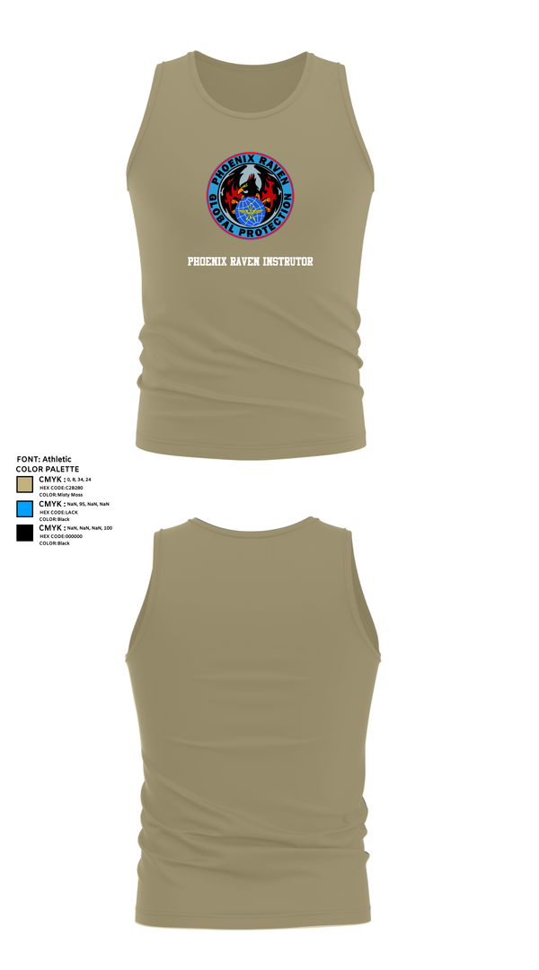 Tank Top, Phoenix Raven Instrutor, , Teamtime, Team time, sublimation, custom sports apparel, team uniforms, spirit wear, spiritwear, sports uniforms, custom shirts, team store, custom team store, fundraiser sports, apparel fundraiser