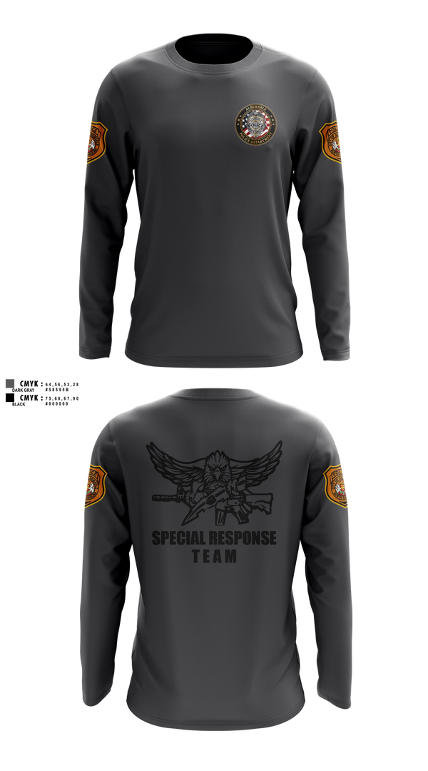 Long Sleeve Performance Shirt, Special Response Team, Police, Teamtime, Team time, sublimation, custom sports apparel, team uniforms, spirit wear, spiritwear, sports uniforms, custom shirts, team store, custom team store, fundraiser sports, apparel fundraiser