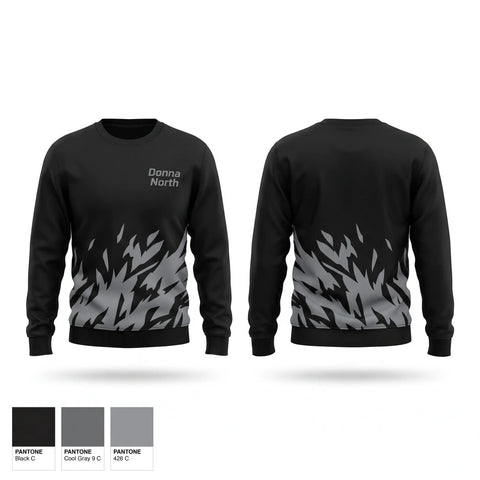 Crew Neck Sweatshirt, Donna North, Cross Country, Teamtime, Team time, sublimation, custom sports apparel, team uniforms, spirit wear, spiritwear, sports uniforms, custom shirts, team store, custom team store, fundraiser sports, apparel fundraiser