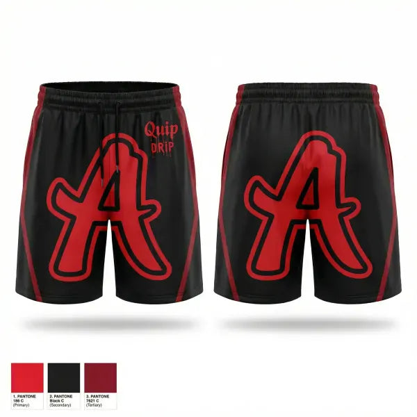 Athletic Shorts With Pockets, Aliquippa Quips, , Teamtime, Team time, sublimation, custom sports apparel, team uniforms, spirit wear, spiritwear, sports uniforms, custom shirts, team store, custom team store, fundraiser sports, apparel fundraiser