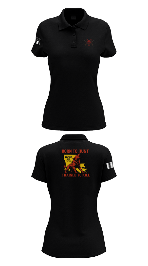 Womens Short Sleeve Performance Polo, 239th Military Police Company, , Teamtime, Team time, sublimation, custom sports apparel, team uniforms, spirit wear, spiritwear, sports uniforms, custom shirts, team store, custom team store, fundraiser sports, apparel fundraiser