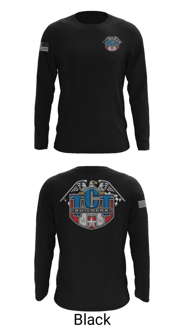 Long Sleeve Performance Shirt, TCT Builders Inc., , Teamtime, Team time, sublimation, custom sports apparel, team uniforms, spirit wear, spiritwear, sports uniforms, custom shirts, team store, custom team store, fundraiser sports, apparel fundraiser