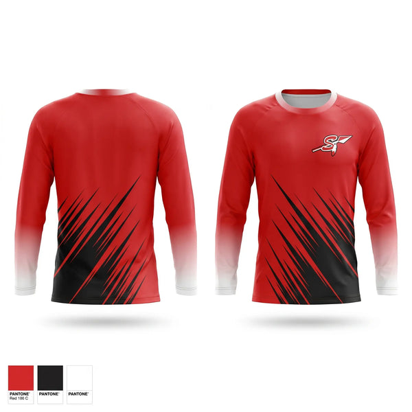 Long Sleeve Performance Shirt, Severn Baseball, Baseball, Teamtime, Team time, sublimation, custom sports apparel, team uniforms, spirit wear, spiritwear, sports uniforms, custom shirts, team store, custom team store, fundraiser sports, apparel fundraiser
