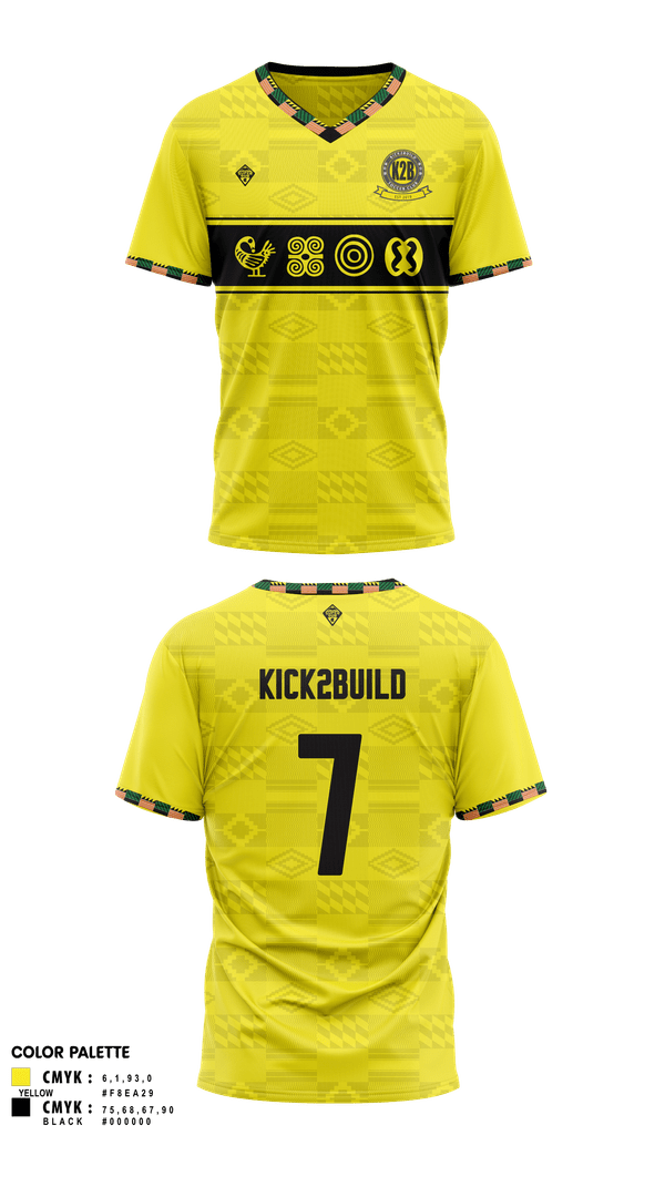 Mens Soccer Jersey, Kick 2 Build Soccer Club, Men's Soccer, Teamtime, Team time, sublimation, custom sports apparel, team uniforms, spirit wear, spiritwear, sports uniforms, custom shirts, team store, custom team store, fundraiser sports, apparel fundraiser