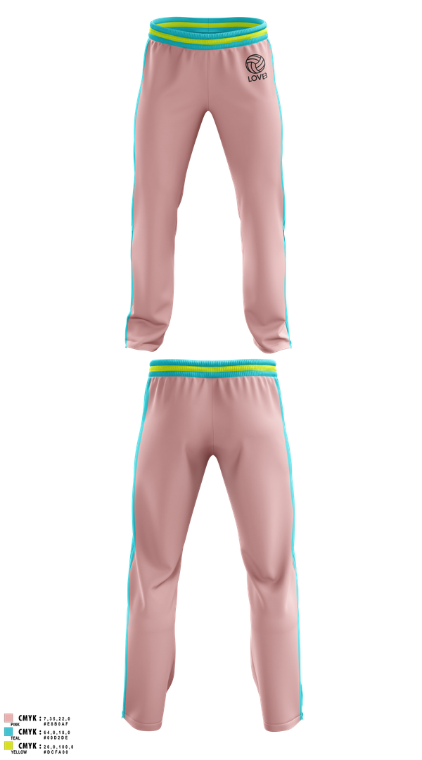 Sweatpants, LOVB, Women's Volleyball, Teamtime, Team time, sublimation, custom sports apparel, team uniforms, spirit wear, spiritwear, sports uniforms, custom shirts, team store, custom team store, fundraiser sports, apparel fundraiser